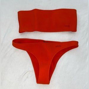 Triangl Bathing Suit, Orange